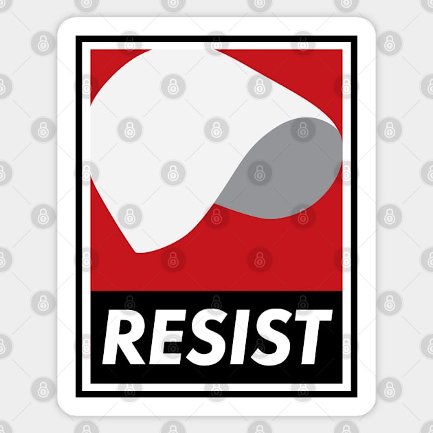 Pro Choice - Resist - Women's Rights Sticker by Design By Leo